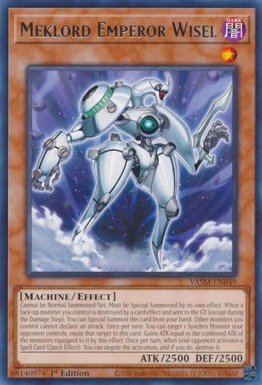 Meklord Emperor Wisel Valiant Smashers Yu-Gi-Oh! card