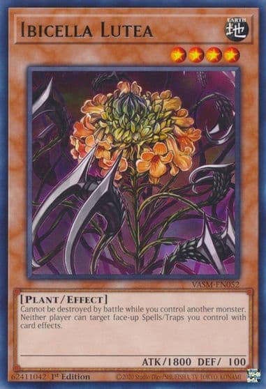 Ibicella Lutea Valiant Smashers Yu-Gi-Oh! card