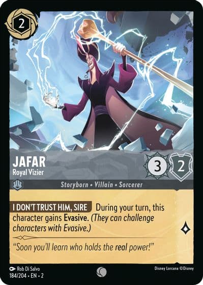 Jafar Royal Vizier Rise of the Floodborn Lorcana card
