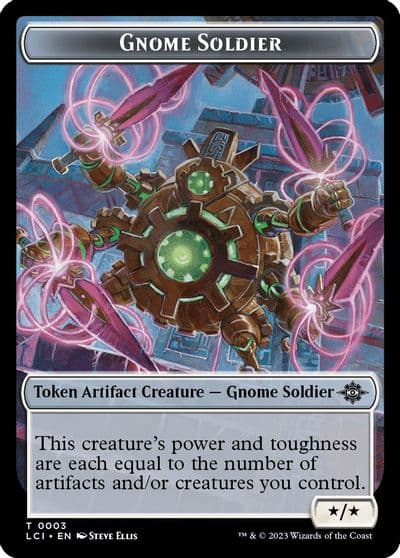 Gnome Soldier Token The Lost Caverns of Ixalan Magic card