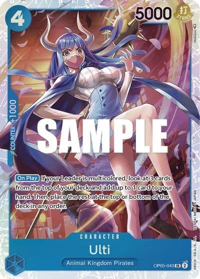Ulti Awakening of the New Era One Piece card