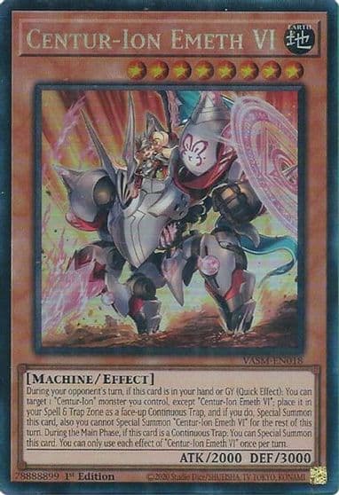 Centur Ion Emeth VI CR Valiant Smashers Yu-Gi-Oh! card