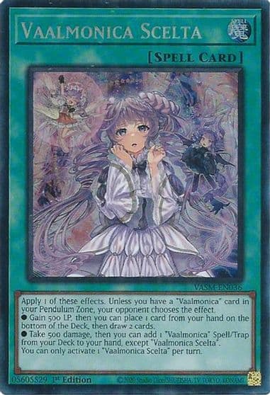 Vaalmonica Scelta CR Valiant Smashers Yu-Gi-Oh! card