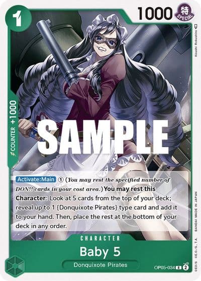 Baby 5 034 Awakening of the New Era One Piece card