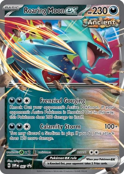 Roaring Moon ex - 067 SV: Scarlet & Violet Promo Cards Pokemon card