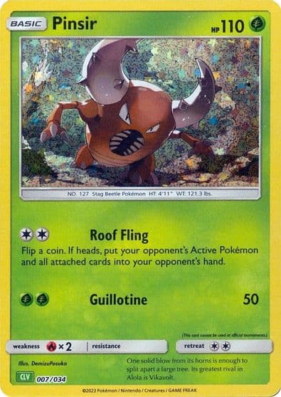 Pinsir Trading Card Game Classic Pokemon card