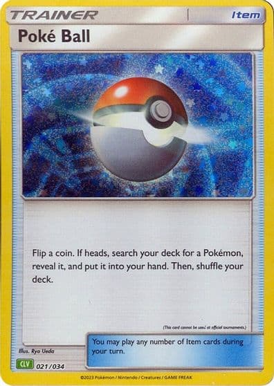 Poke Ball CLV Trading Card Game Classic Pokemon card