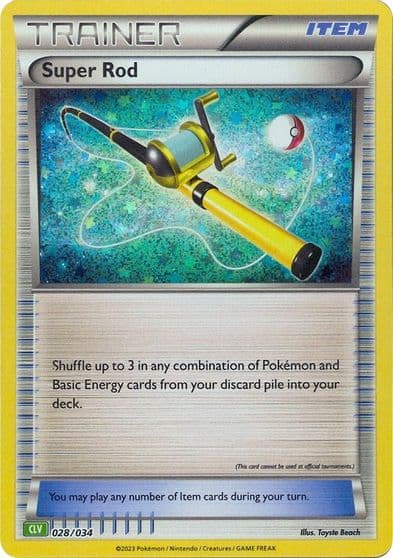 Super Rod (CLV) Trading Card Game Classic Pokemon card