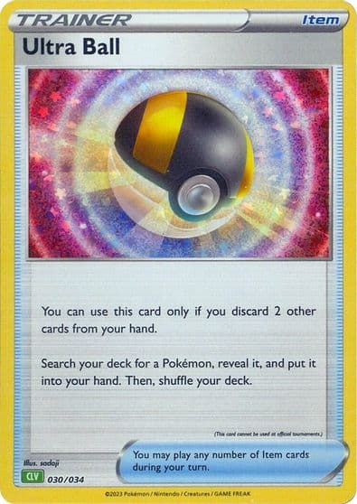 Ultra Ball (CLV) Trading Card Game Classic Pokemon card