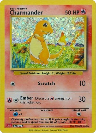 Charmander Trading Card Game Classic Pokemon card