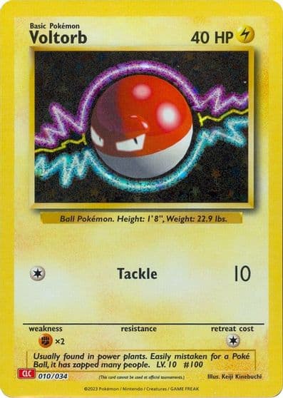 Voltorb Trading Card Game Classic Pokemon card