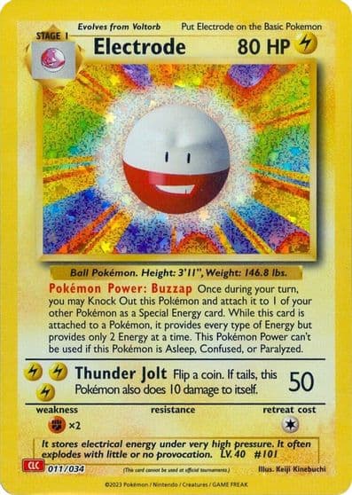 Electrode Trading Card Game Classic Pokemon card