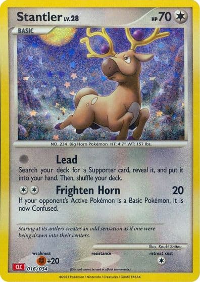 Stantler Trading Card Game Classic Pokemon card