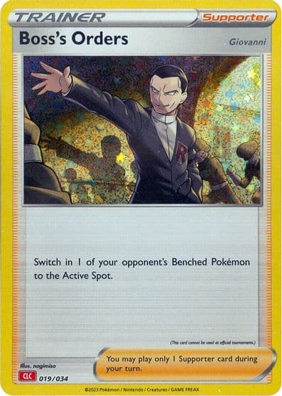 Boss's Orders (CLC) Trading Card Game Classic Pokemon card