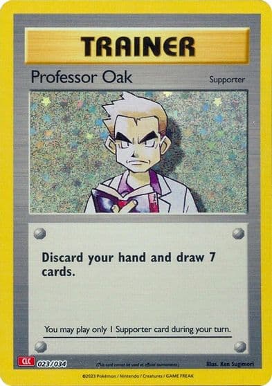Professor Oak (CLC) Trading Card Game Classic Pokemon card