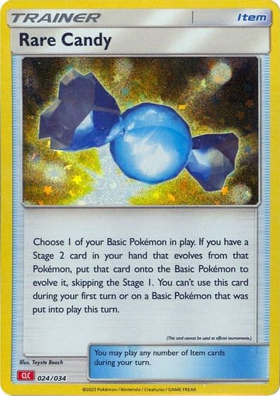 Rare Candy (CLC) Trading Card Game Classic Pokemon card