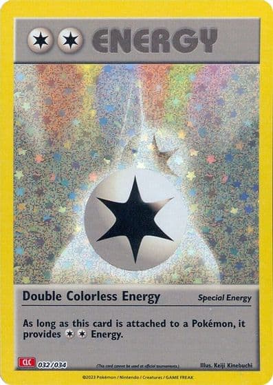 Double Colorless Energy (CLC) Trading Card Game Classic Pokemon card