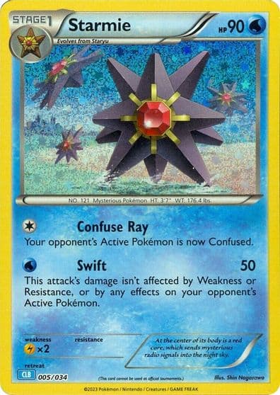Starmie Trading Card Game Classic Pokemon card