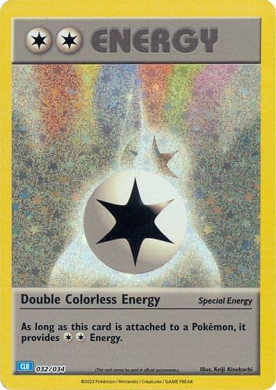 Double Colorless Energy (CLB) Trading Card Game Classic Pokemon card