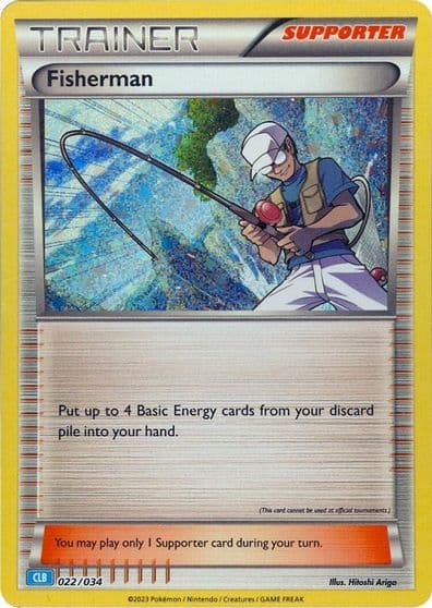 Fisherman Trading Card Game Classic Pokemon card