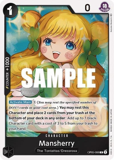 Mansherry Awakening of the New Era One Piece card