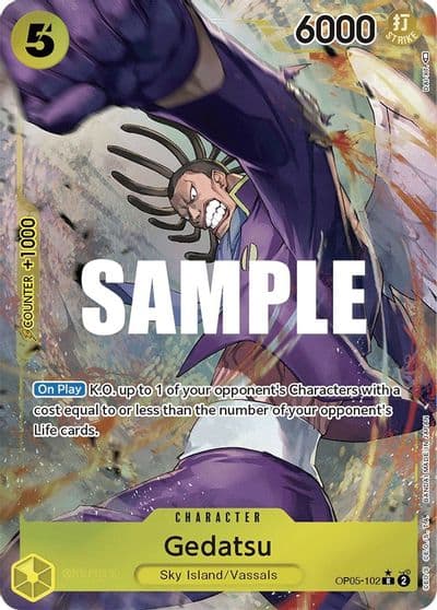 Gedatsu Alternate Art Awakening of the New Era One Piece card