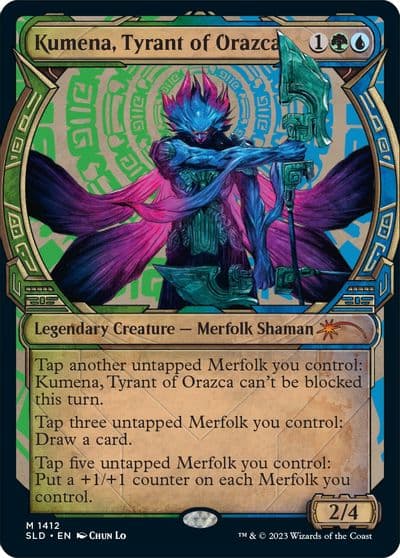 Kumena Tyrant of Orazca Secret Lair Drop Series Magic card