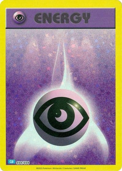 Basic Psychic Energy Trading Card Game Classic Pokemon card