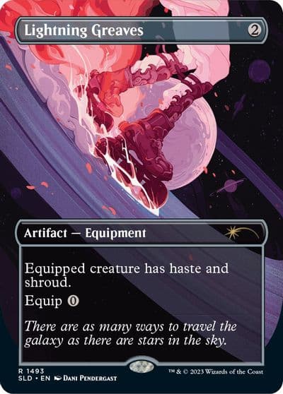 Lightning Greaves 1493 Secret Lair Drop Series Magic card