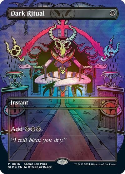 Dark Ritual Secret Lair Showdown Magic card