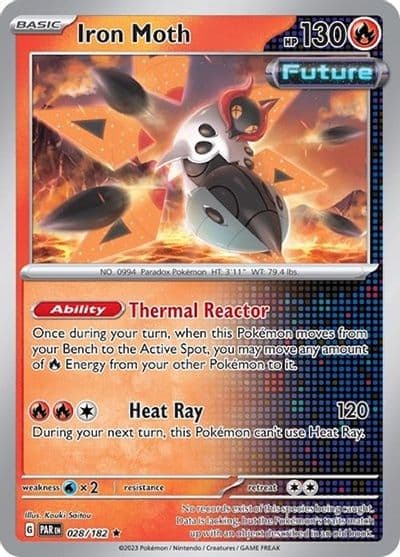 Iron Moth (Cosmos Holo) Miscellaneous Cards & Products Pokemon card