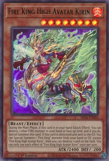 Fire King High Avatar Kirin Structure Deck: Fire Kings Yu-Gi-Oh! card