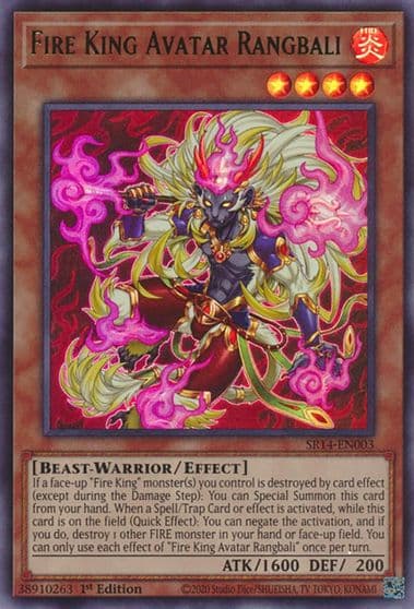 Fire King Avatar Rangbali Structure Deck: Fire Kings Yu-Gi-Oh! card