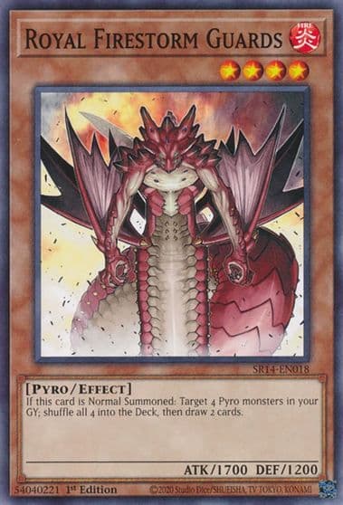 Royal Firestorm Guards Structure Deck: Fire Kings Yu-Gi-Oh! card