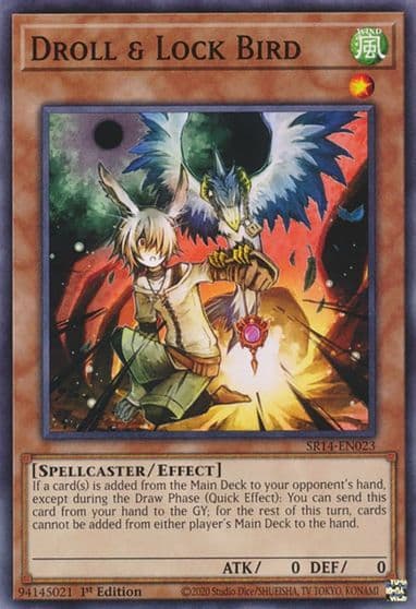 Droll and Lock Bird Structure Deck: Fire Kings Yu-Gi-Oh! card