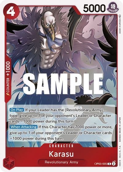 Karasu Awakening of the New Era One Piece card