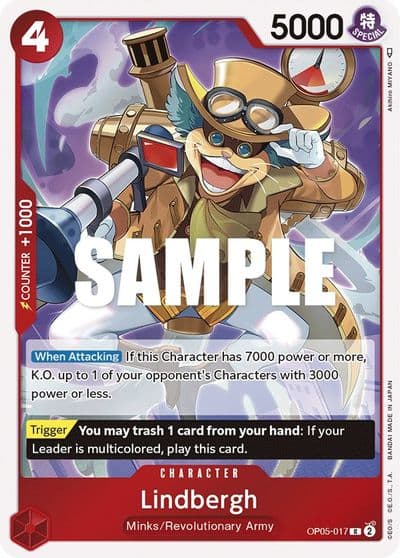 Lindbergh Awakening of the New Era One Piece card