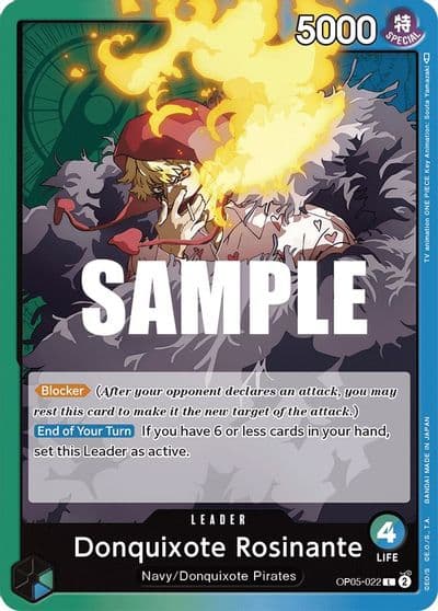Donquixote Rosinante 022 Awakening of the New Era One Piece card