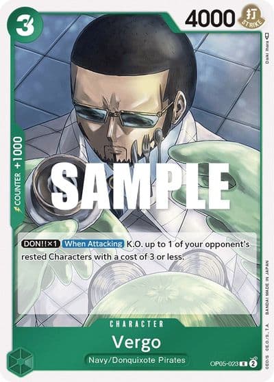 Vergo Awakening of the New Era One Piece card