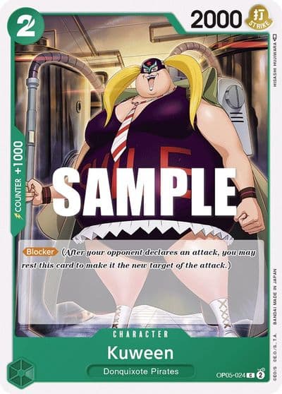 Kuween Awakening of the New Era One Piece card