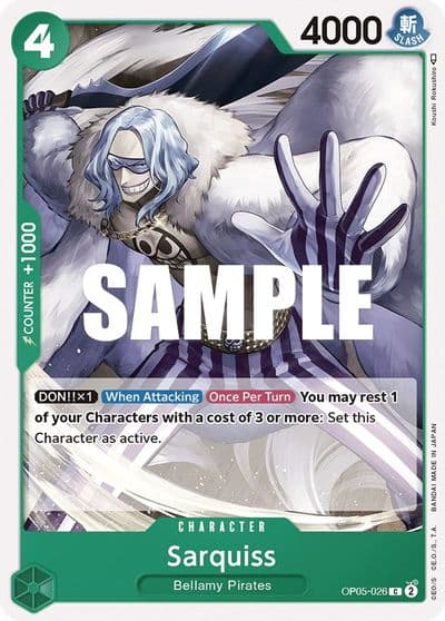 Sarquiss Awakening of the New Era One Piece card