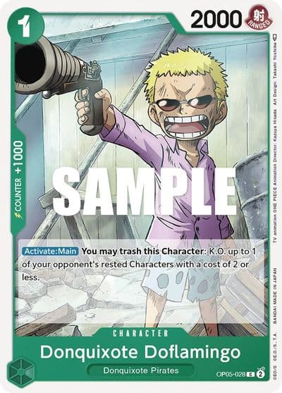 Donquixote Doflamingo 028 Awakening of the New Era One Piece card