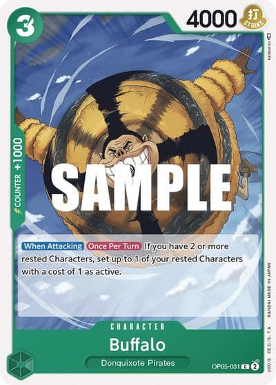 Buffalo Awakening of the New Era One Piece card