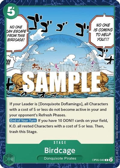 Birdcage Awakening of the New Era One Piece card