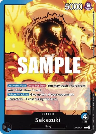 Sakazuki Awakening of the New Era One Piece card