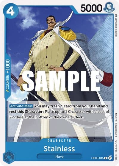 Stainless Awakening of the New Era One Piece card