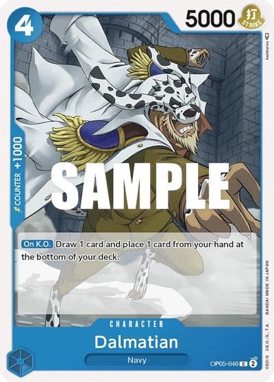 Dalmatian Awakening of the New Era One Piece card