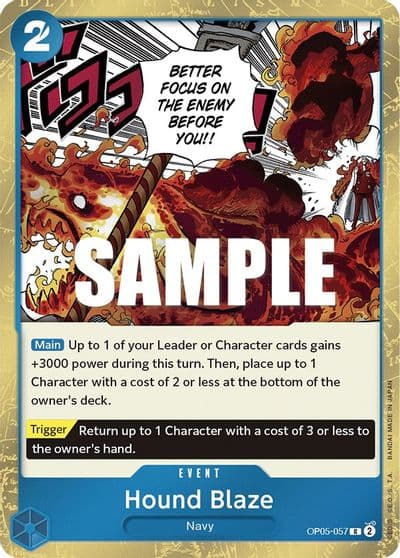 Hound Blaze Awakening of the New Era One Piece card