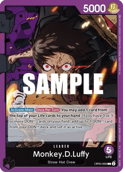 MonkeyDLuffy 060 Awakening of the New Era One Piece card
