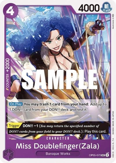 Miss DoublefingerZala Awakening of the New Era One Piece card
